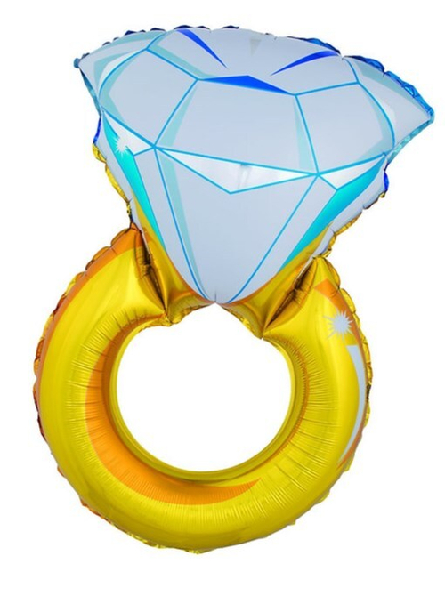 Шар фигура 69 см Кольцо с бриллиантом