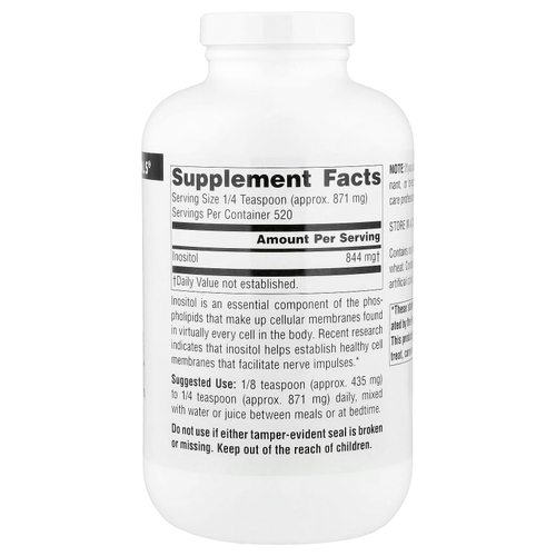Source Naturals, Чистый инозит в порошке, 453,6 г (16 унций)