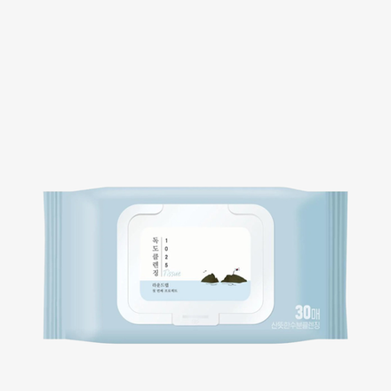 ROUND LAB Салфетки для снятия макияжа 1025 Dokdo Cleansing Tissue (30 шт)