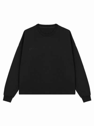 Черный лонгслив System 108