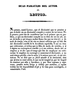 Diccionâri Mällorquí-Castëllâ, Y El Primer Que Se Hâ Donâd a Llum | F.P. Antoni