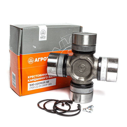 Крестовина карданного вала в сборе (62х173), МАЗ, БЕЛАЗ, ПТЗ, МОАЗ (ан. 540-2201025)