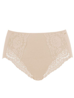 Высокие хлопковые трусики Lace Cotton Band (Размер: XL) (Цвет: черный)