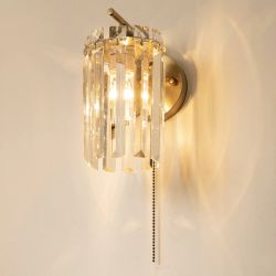 Citilux AXIS CL313413 Бра хрустальное с выключателем Бронза