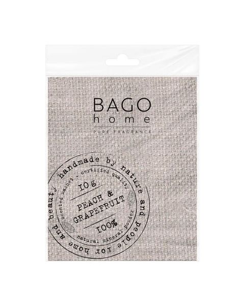 Персик и грейпфрут, саше ароматическое, Bago home