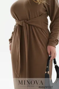 Платье 2327-коричневый Minova