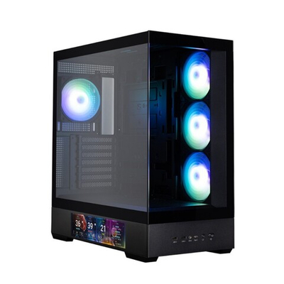 Корпус ZALMAN P40 DS, ATX, BLACK, 9.1-inch LCD