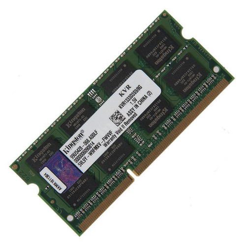 Модуль памяти NBook SO-DDR3 8Gb, 1333Mhz, Kingston (KVR1333D3S9/8G (OEM))