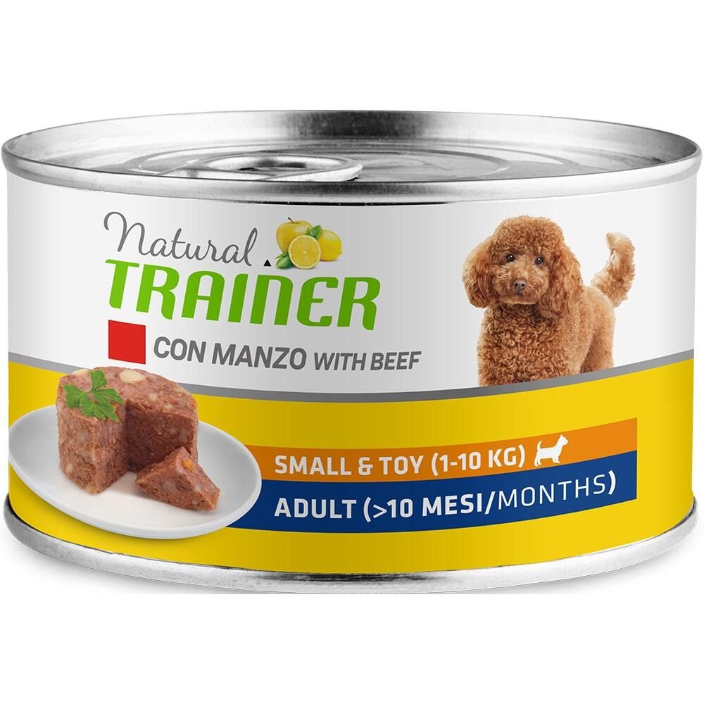 Консервы Trainer Natural Mini Adult Beef для взрослых собак мелких пород с говядиной 150 г