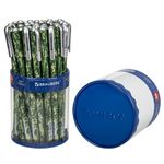 Ручка шариковая BRAUBERG SOFT TOUCH STICK "KHAKI", СИНЯЯ, мягкое покрытие, узел 0,7 мм, 143703