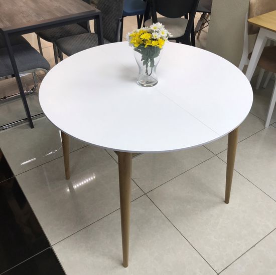 Стол Арека КС 950 (бук/тон 1/тон подстолья 2/ножка 8)