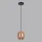 5053/1G PENDANT ODL24 447 черный/св.терракотовый/металл Подвес GU10 LED 4W OVALI