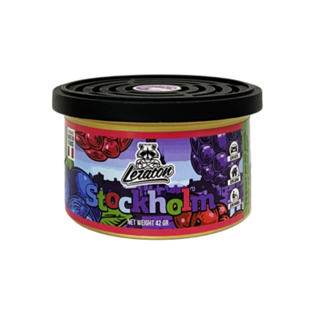 LERATON Stockholm (Wild Berry/Лесная ягода) Ароматизатор для автомобиля в банке