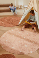 Ковер Lorena Canals Round Dot Rose (140Ø см)