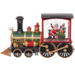 Сувенир с подсветкой «Волшебное путешествие» 31,4*9,8*17 см, 8 мелодий, подсветка, эффект снегопада (работает от 3*АА, USB)