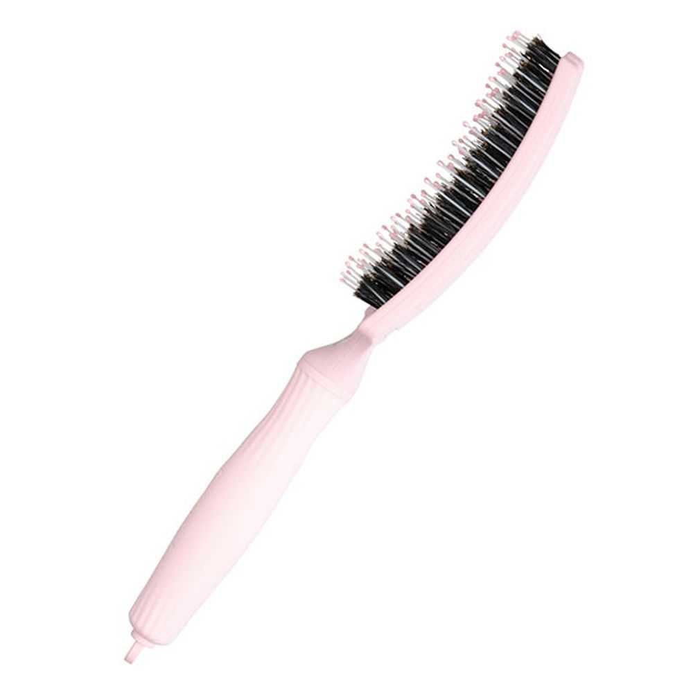 Щетка для волос Olivia Garden Fingerbrush Care Iconic Boar&Nylon Pastel Pink L - 3