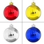 большие шары на елку - глянцевые