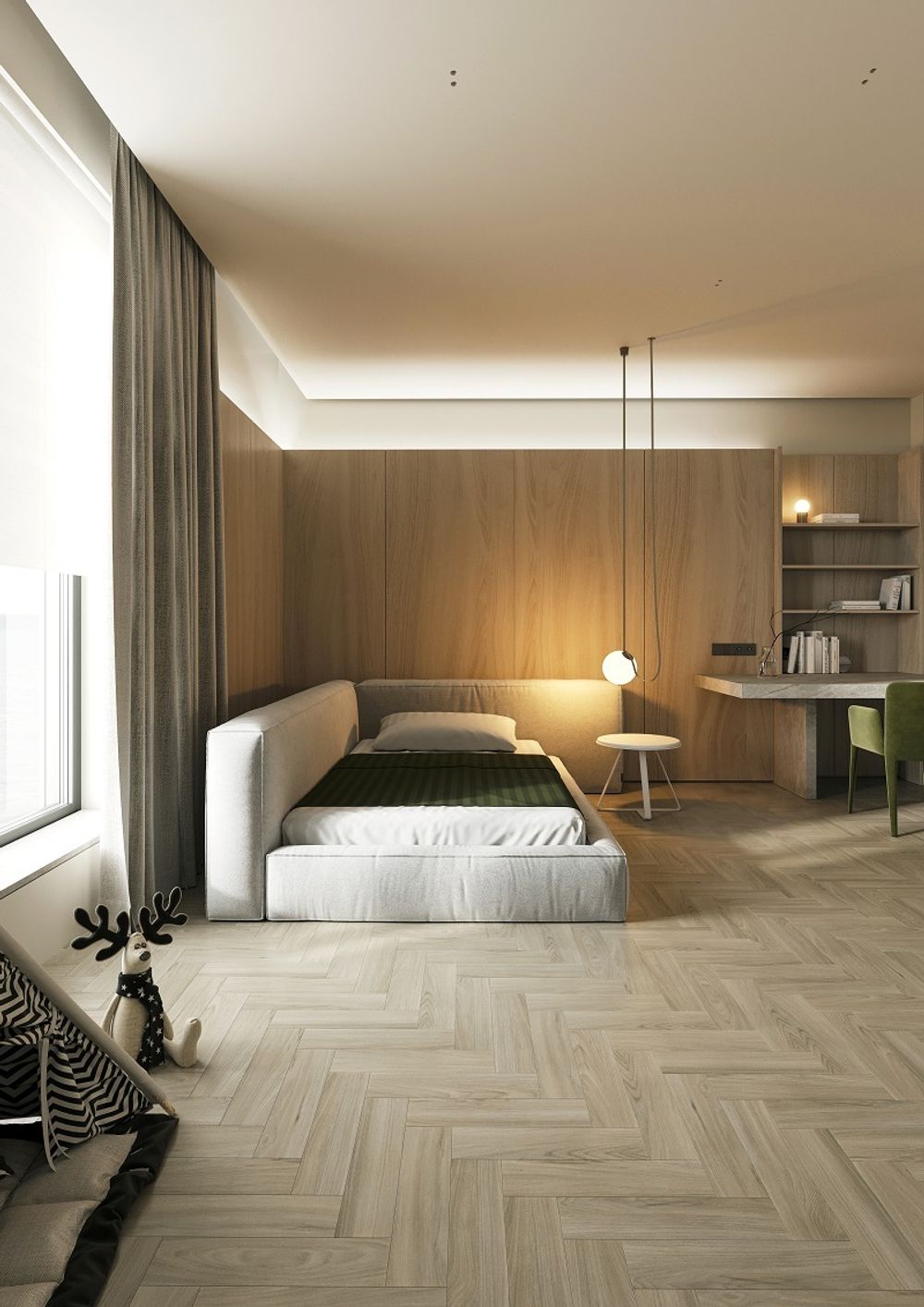 Fargo Herringbone Вяз Оксфорд, 1,12 м²