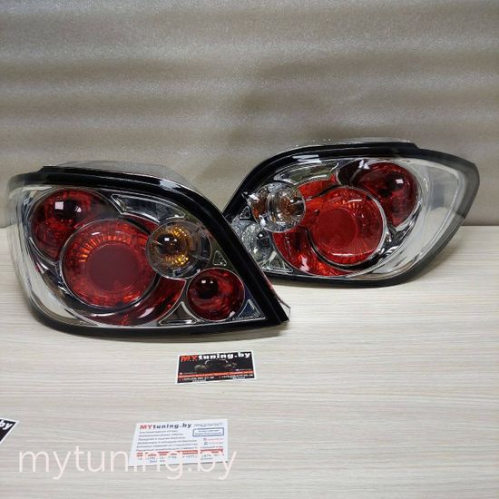 Задние фонари chrome для Peugeot 307