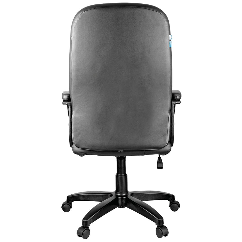 Кресло руководителя Helmi HL-E29 "Brilliance", экокожа черная, мягкий подлокотник