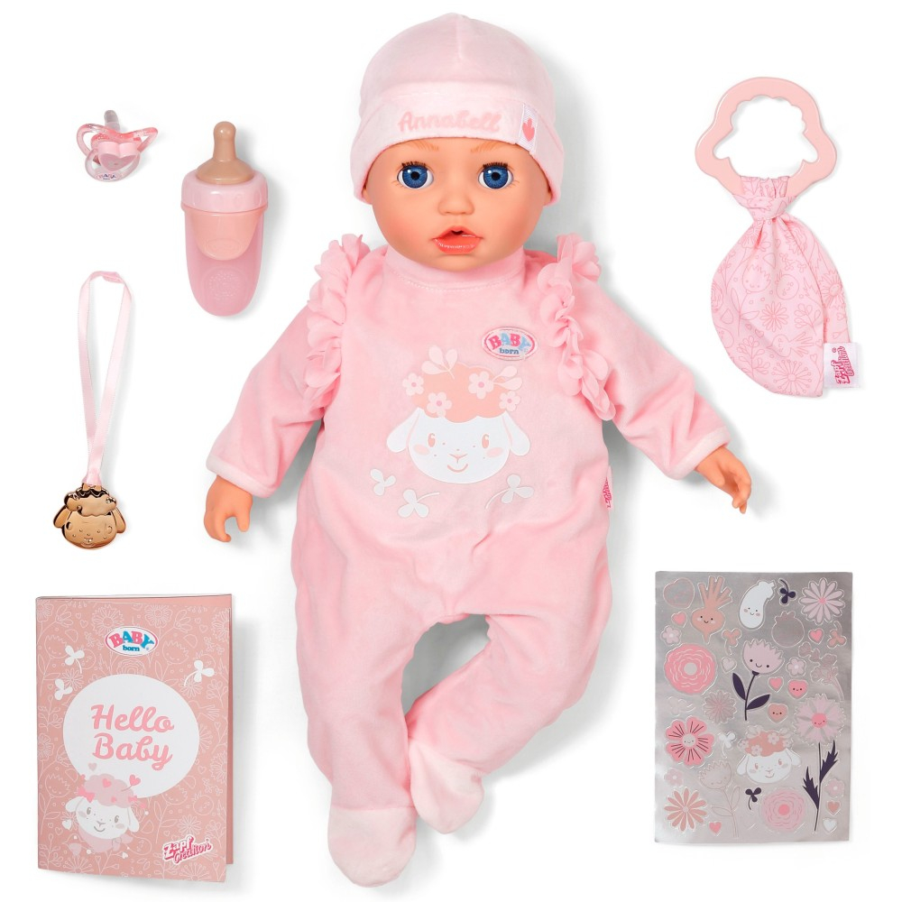 BABY born - Интерактивная кукла ANNABELL 43 см + аксессуары 838457
