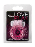 Эрекционное виброкольцо Sexy Friend в форме розового зайчика