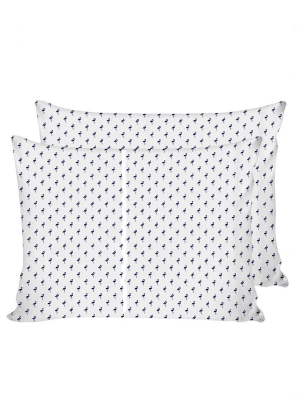 Постельное белье Сказка "Фламинго" евро Наволочка 50х70 см 2 шт Простынь 240х215 см Пододеяльник 200х215 см, перкаль