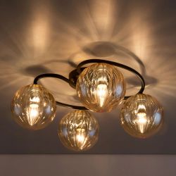 Citilux Эрни CL122145 Люстра потолочная Чёрная