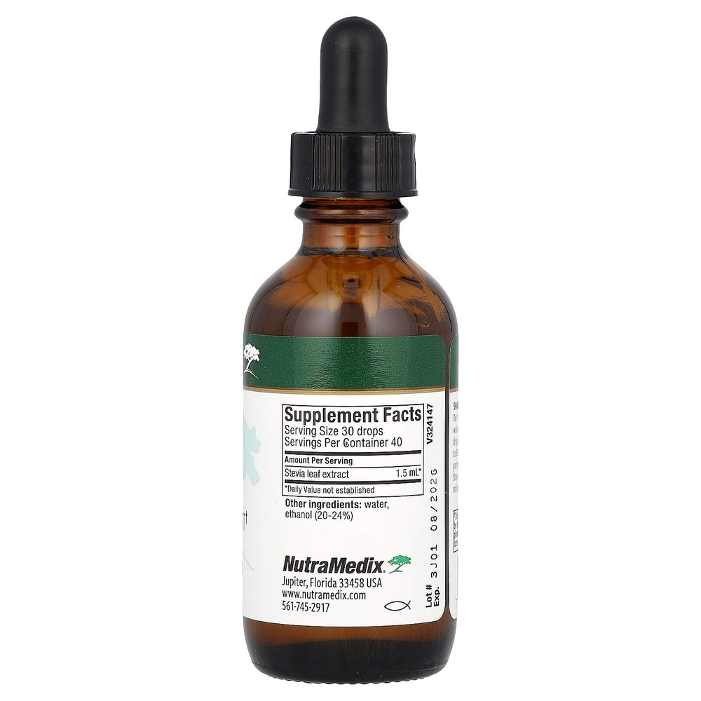 NutraMedix, стевия, поддержка микрофлоры, 60 мл (2 жидк. унции)