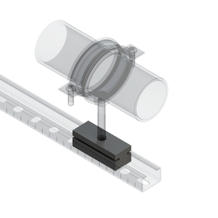 Опора скользящая  TSE 28 F1