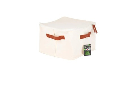 "Linen White" Кофр для хранения с застежкой-молнией 27х27х19см