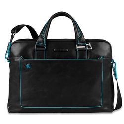 Сумка Piquadro Blue Square черная телячья кожа (CA3335B2/N)