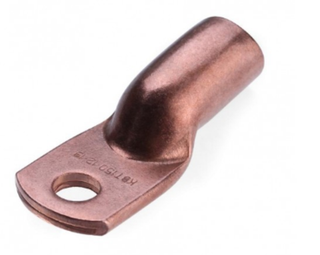 Клемма болтовая толстая медная d= 6 квадратная под прессовку 25-6-7