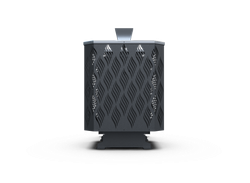 Банная печь Душа- 15 Сетка Лист Ивы Закрытая Каменка 8мм