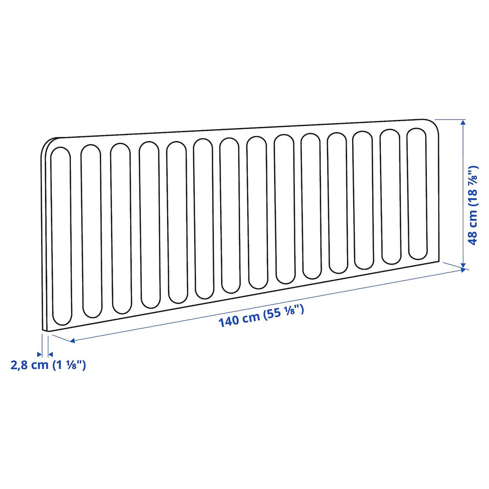 IKEA EILIF  (ИКЕА ЕИЛИФ)  -  Стол настенный, темно-серый, 140x48 см