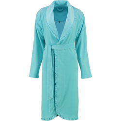 Элитный халат велюровый Ariel лазурь от Vossen Австрия
