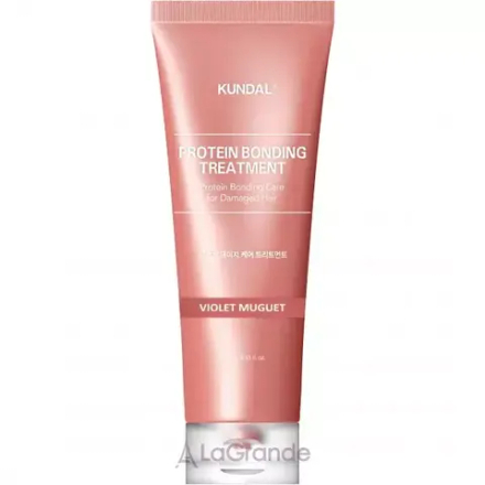 Питательная восстанавливающая маска для волос Kundal Protein Bonding Treatment Violet Muguet, 250 мл
