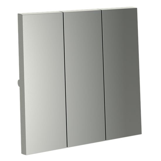 Клавиши для выключателя/переключателя трехклавишного, S70 (сталь)