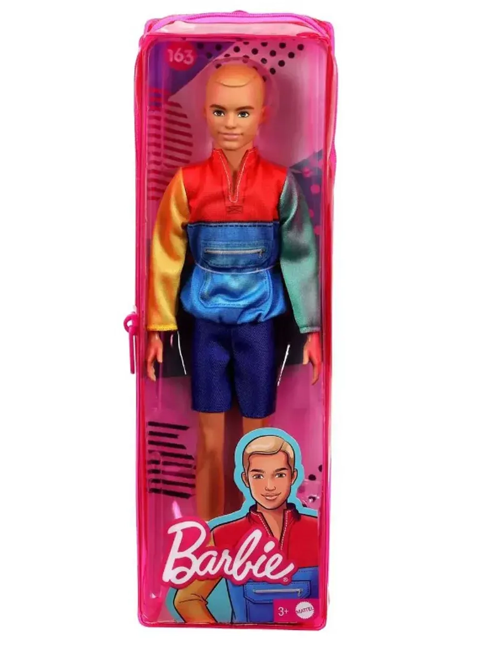 Кукла Барби Кен Игра с модой Fashionistas DWK44 GRB88
