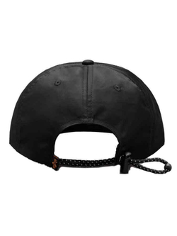 Кепка Alpha Embroidered Nylon Cap (черная - black)