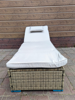 Шезлонг из искусственного ротанга Орландо цвет Greige