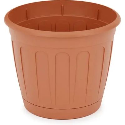 Горшок цв. Дионис 1,6л (коричневый) (комплект 32 шт)