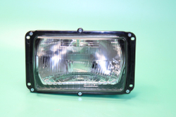 Фара основная КамАЗ, МАЗ, УАЗ-3160 квадратная, рифленное стекло /341.3711,ФГ014/