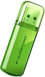 Флешка USB Silicon Power Helios 101 64ГБ, USB2.0, зеленый