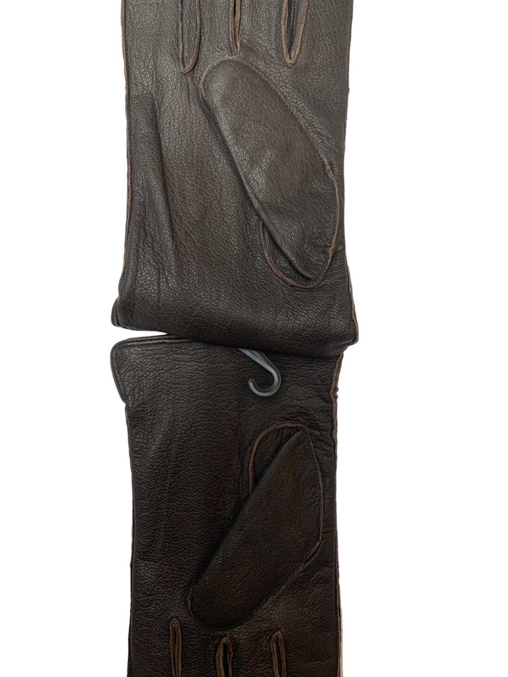 Перчатки. Мужские. Материал верха: Кожа оленя. Подклад: Трикотаж-шерсть. 10 шт в упаковке.