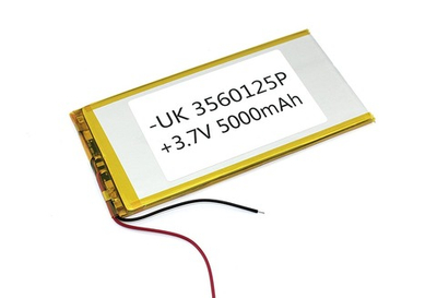 Аккумулятор Li-Pol (батарея) 3.5*60*125мм 2pin 3.7V/5000mAh