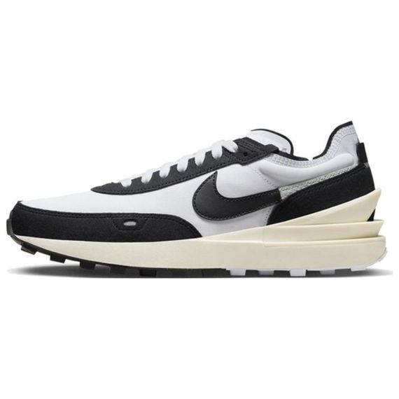 NIKE Waffle One Повседневная обувь Низкий Топ Черно-белая панда Мужская