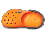 Сабо крокс детские Crocband Blazing Orange Slate Grey