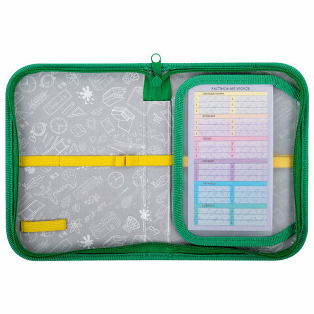 Пенал ПИФАГОР, 1 отделение, 1 откидная планка, полиэстер, 19х13 см, "Dive into drive", 272292