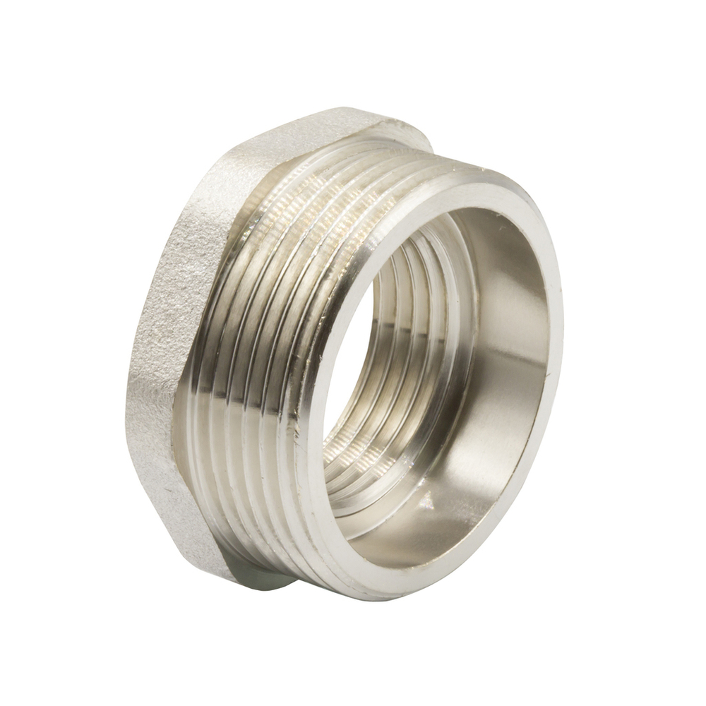 Футорка 1 1/2'' - 1 1/4'' нар/вн никель